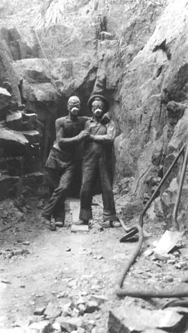 10116 Grand Canyon Historic Kaibab Suspension Bridge Workers c. 1928 photograph