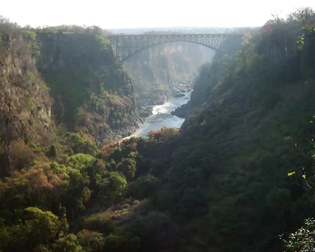 Victoria Falls bridge over Zambezi photograph