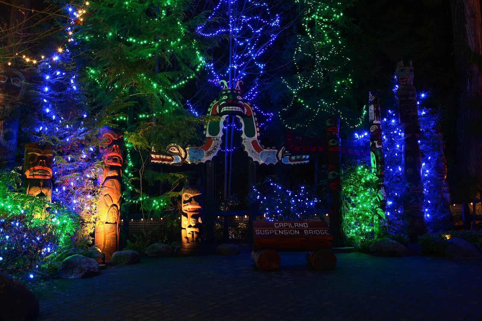 Canyon Lights 2012 at Capilano Suspension Bridge