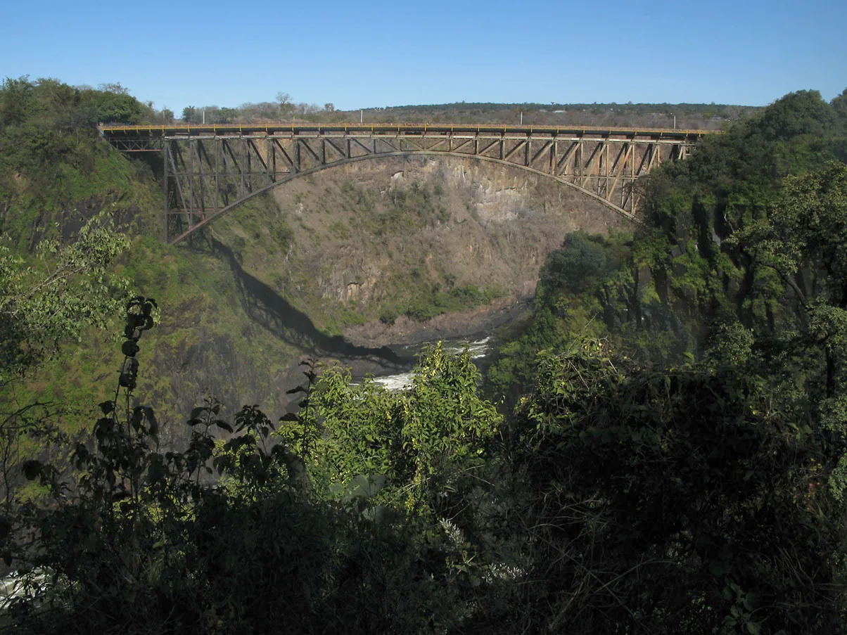 Victoria Falls Bridge, Zambia photograph