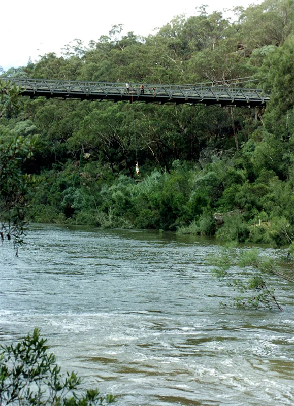 Bridge Jumping Maldon NSW photograph